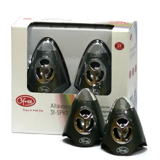 3free 3F-SPK100W altavoz Negro Alámbrico 4 W