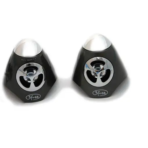 3free 3F-SPK100W altavoz Negro Alámbrico 4 W