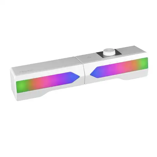 Mars Gaming ALTAVOZ BLUETOOTH MSDUO WHITE 2 EN 1 CONVERTIBLE EN SOBREMESA 2.0 O SO
