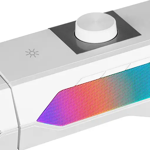 Mars Gaming ALTAVOZ BLUETOOTH MSDUO WHITE 2 EN 1 CONVERTIBLE EN SOBREMESA 2.0 O SO