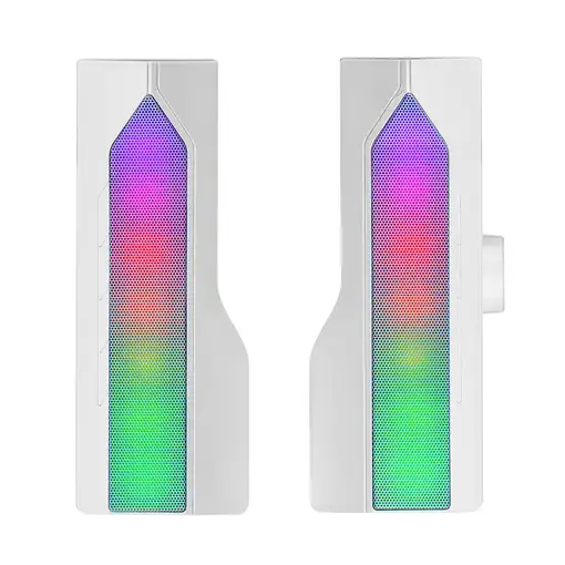 Mars Gaming ALTAVOZ BLUETOOTH MSDUO WHITE 2 EN 1 CONVERTIBLE EN SOBREMESA 2.0 O SO