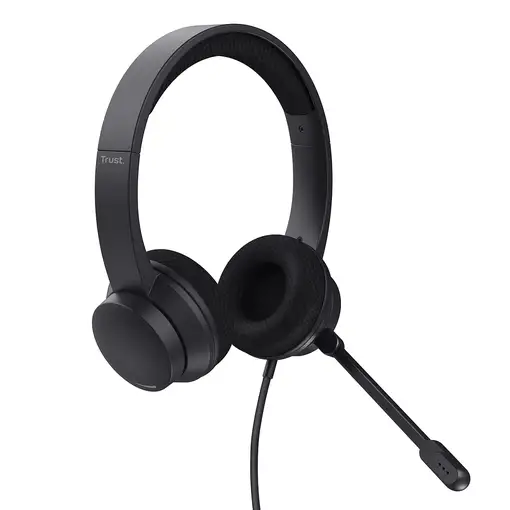 Trust Ayda Auriculares Alámbrico Diadema Llamadas/Música USB tipo A Negro