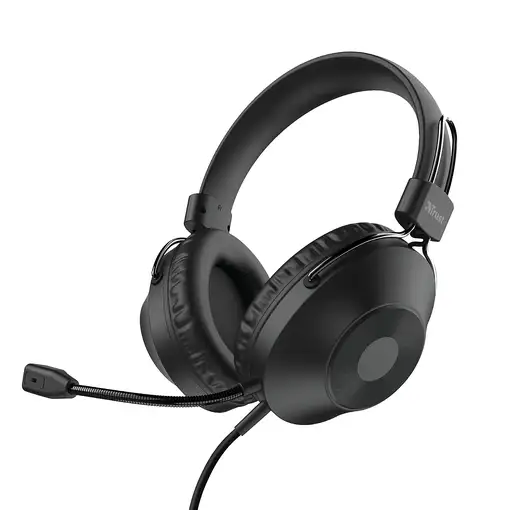 Trust HS-250 Auriculares Alámbrico Diadema Llamadas/Música Negro