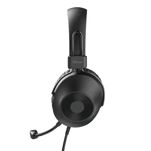 Trust HS-250 Auriculares Alámbrico Diadema Llamadas/Música Negro