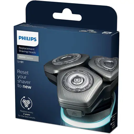 Philips SHAVER Series 9000 SH91 SH91/50 Sustitución de los cabezales de afeitado