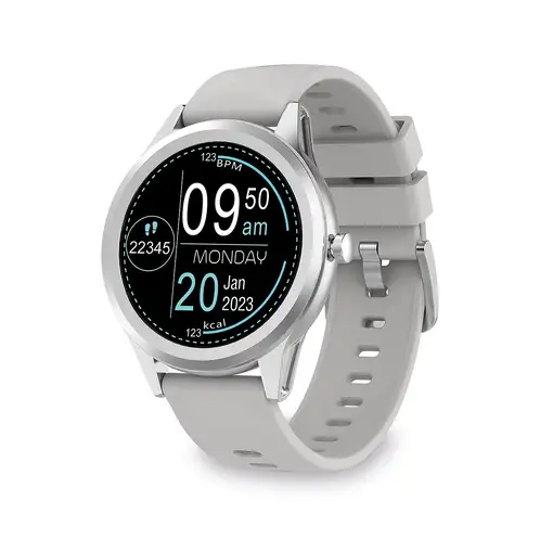 Ksix Smartwatch Globe, Pantalla 1.28" Multitáctil, 5 días, App, Monitoreo salud, M