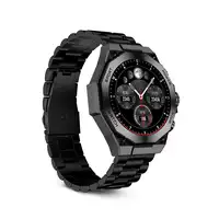 Ksix Smartwatch Titanium, Pantalla AMOLED 1,43", 2 correas, Aut. 5 días, Modos dep