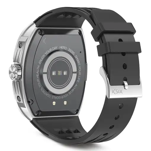 Ksix Smartwatch Hero, Pantalla AMOLED 1,95", Aut. 7 días, Modos deporte y salud, A