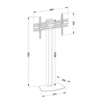Techly ICA-TR27 soporte para TV 139,7 cm (55'') Negro Techly ICA-TR27 soporte para TV 139,7 cm (55'') Negro