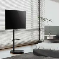 AISENS Soporte de suelo con rueda, bandeja para DVD para monitor/TV 50kg de 37-86,