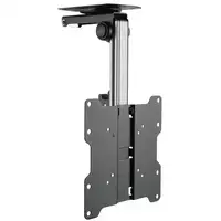 Techly ICA-CPLB 222 soporte para TV 94 cm (37") Negro, Plata