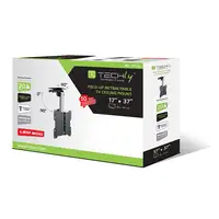 Techly ICA-CPLB 222 soporte para TV 94 cm (37") Negro, Plata
