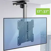 Techly ICA-CPLB 222 soporte para TV 94 cm (37") Negro, Plata