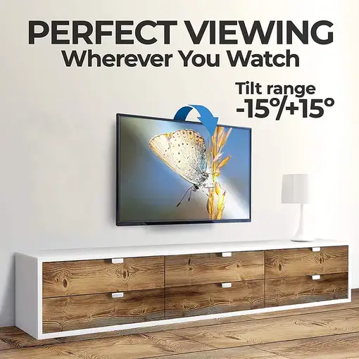 Techly ICA-LCD 201WH soporte para TV 76,2 cm (30'') Blanco