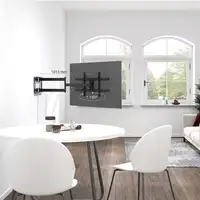 AISENS Soporte Pro Giratorio, Inclinable Y Nivelable Para Monitor/tv 50kg De 43-80