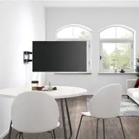 AISENS Soporte Pro Giratorio, Inclinable Y Nivelable Para Monitor/tv 50kg De 43-80