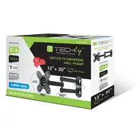 Techly ICA-LCD 923B soporte para TV 76,2 cm (30") Negro
