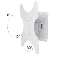 Techly ICA-LCD 2900WH soporte para TV 94 cm (37") Blanco