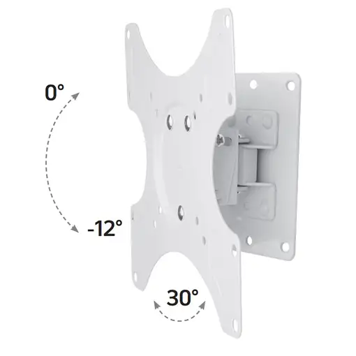 Techly ICA-LCD 2900WH soporte para TV 94 cm (37") Blanco