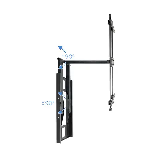 TooQ LP4380XL-B soporte para TV 2,03 m (80") Negro