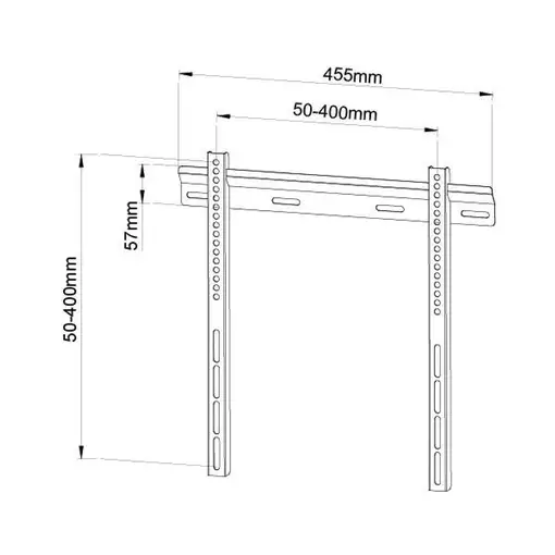 Techly ICA-PLB-114M 139,7 cm (55'') Negro