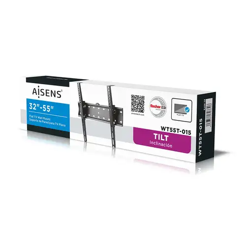 AISENS WT55T-015 soporte para TV 81,3 cm (32") Negro