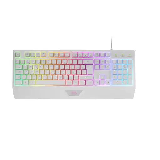 Mars Gaming MCP124, Combo Gaming 3en1, Teclado Ergonómico H-Mech LED RGB, Ratón RG