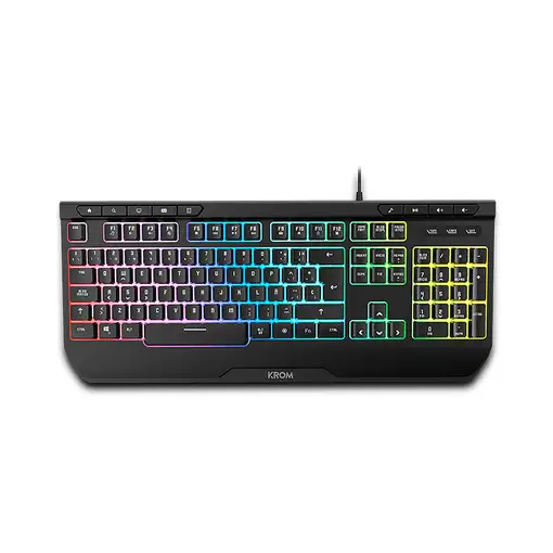Krom Kenya teclado Ratón incluido Juego USB Negro