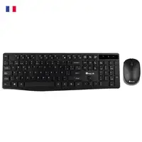 NGS Allure Kit, AZERTY, FR teclado Ratón incluido Universal RF inalámbrico Francés