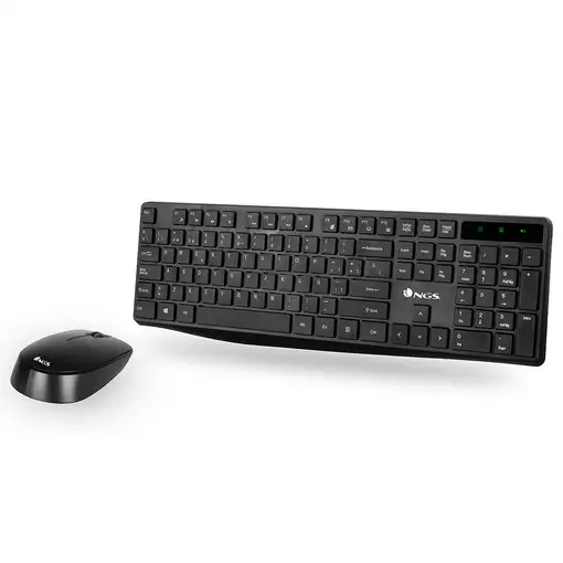 NGS Allure Kit, AZERTY, FR teclado Ratón incluido Universal RF inalámbrico Francés