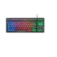 Mars Gaming MK023, Teclado Gaming TKL, Tecnología Híbrida H-Mech, Iluminación FRGB