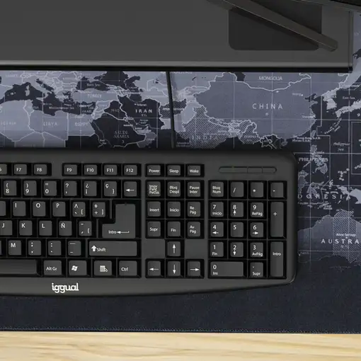 iggual Teclado USB estándar CK-BASIC-105T negro