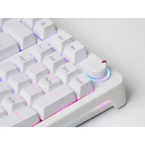Mars Gaming MKPROWYES teclado Juego USB QWERTY Español Blanco