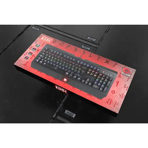 TALIUS Teclado Gaming Rune mecánico RGB Switch Outemu Red