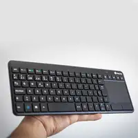 NGS TV Warrior, AZERTY, FR teclado Hogar RF inalámbrico Francés Negro