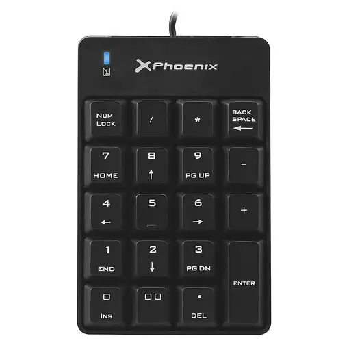 Phoenix Technologies PHNUMERICALPADB teclado numérico Universal USB Negro