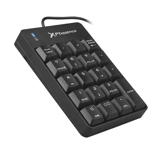 Phoenix Technologies PHNUMERICALPADB teclado numérico Universal USB Negro