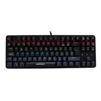 KeepOut F105 teclado Juego USB QWERTY Inglés, Español Negro