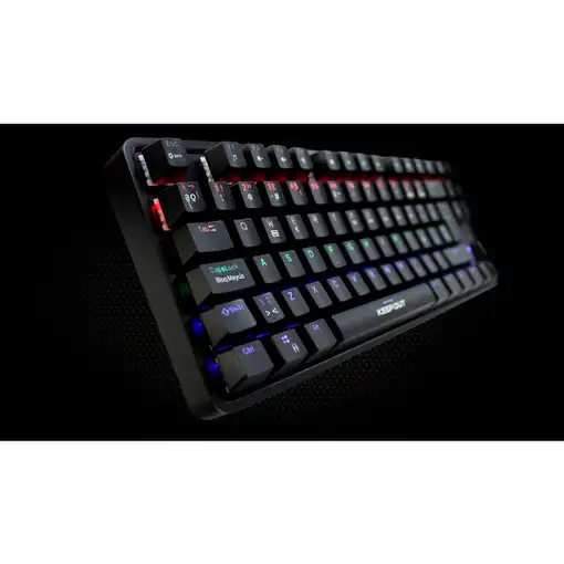 KeepOut F105 teclado Juego USB QWERTY Inglés, Español Negro