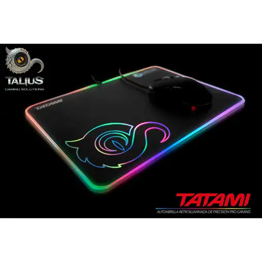 TALIUS alfombrilla gaming Tatami retroiluminada RGB