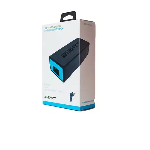 Eightt EAC90 adaptador e inversor de corriente Interior 90 W Negro