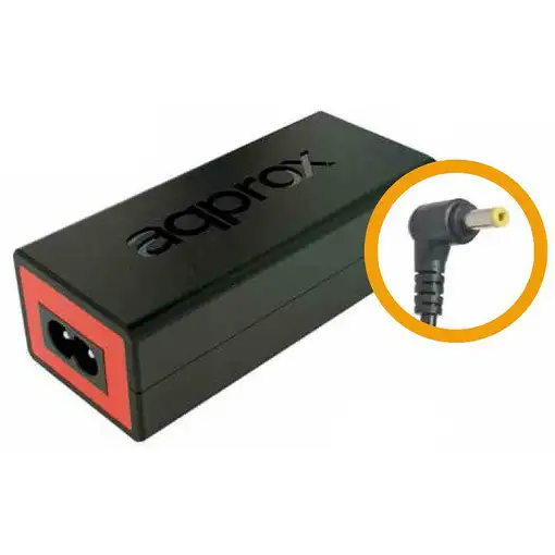 Approx appA08 adaptador e inversor de corriente Interior 90 W Negro, Rojo