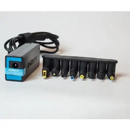 Eightt EC45V2 adaptador e inversor de corriente Universal 45 W Negro