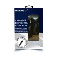 Eightt ETO90 adaptador e inversor de corriente Universal 90 W Negro