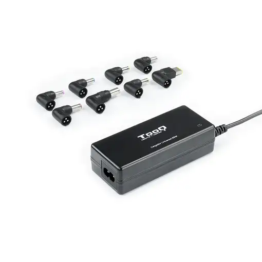 TooQ TQLC-65BS02AT adaptador e inversor de corriente Interior 65 W Negro