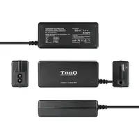 TooQ TQLC-65BS02AT adaptador e inversor de corriente Interior 65 W Negro