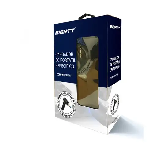 Eightt EHP90NP adaptador e inversor de corriente Interior 90 W Negro