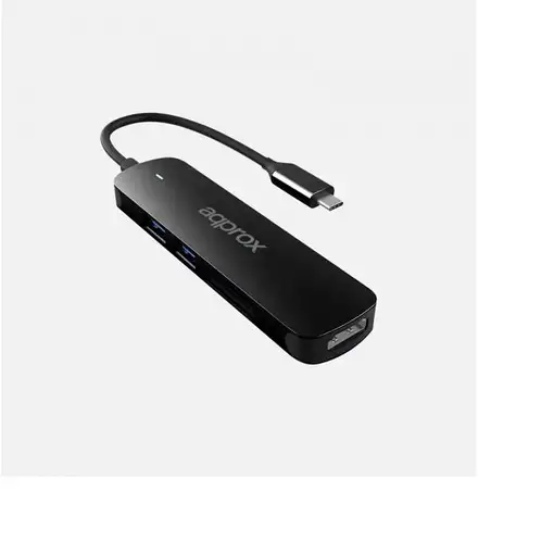 Approx APPC45 base para portátil y replicador de puertos USB Tipo C Negro