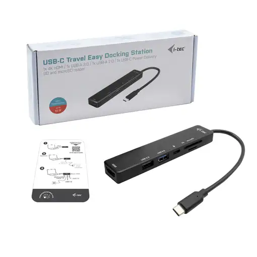 i-tec USB-C Travel Easy Dock 4K HDMI + Power Delivery 60 W
