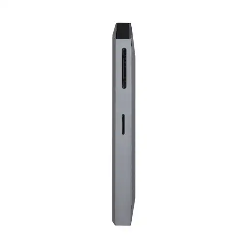 AISENS USB-C dock 8 en 1, USB-C a 1xHDMI, 1xRJ45, 3xUSB, 1xPD, 1xSD, 1xMicroSD, Gr